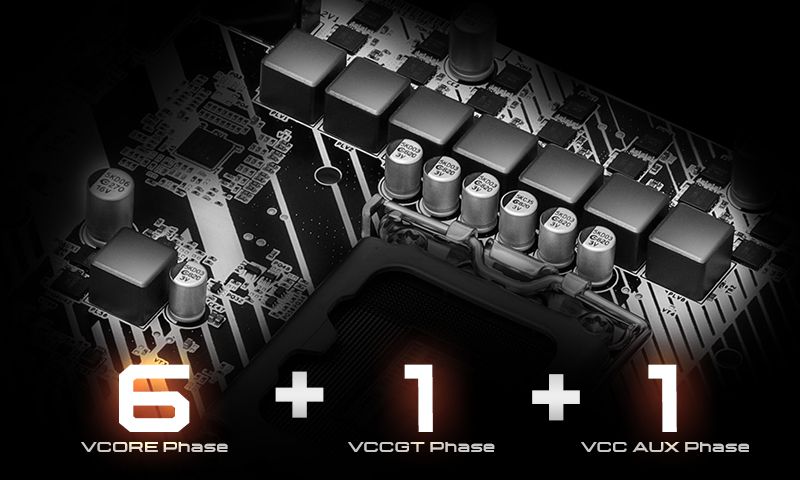 6+1+1 Power Phase Design